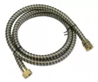 Sprchová hadice Spiral antracit-zlato 150 cm