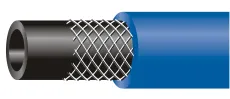 Vzduchová hadice s rychlospojkami modrá 6x12 mm